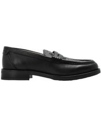 AllSaints - Round-Toe Loafers - Lyst