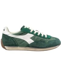 Diadora - Suede-Panelled Sneakers - Lyst