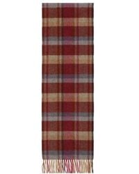 Ferragamo - Plaid Detail Scarf - Lyst