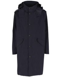 A.P.C. - Hooded Cotton-Blend Parka - Lyst
