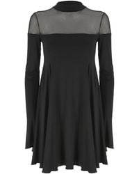 Aniye By - Sheer Panel A-Line Dress - Lyst