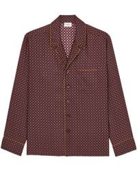 Saint Laurent - Pajama-Style Shirt - Lyst