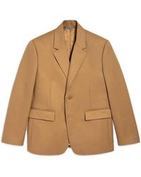 Balenciaga - Single-Breasted Normal Fit Jacket - Lyst