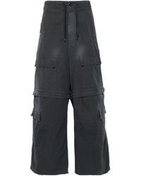 Balenciaga - Washed-Out Large Cargo Pants - Lyst