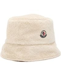 Moncler - Reversible Logo Fleece And Shell Bucket Hat - Lyst