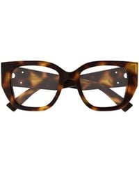 Gucci - Eyewear Butterfly Frame Glasses - Lyst