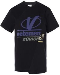 VETEMENTS Lucky T-Shirt Company グレーTシャツ Vetements 'lucky' T-shirt in Gray for Men | Lyst