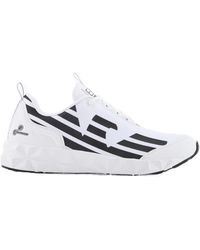 EA7 - Logo-Print Sneakers - Lyst