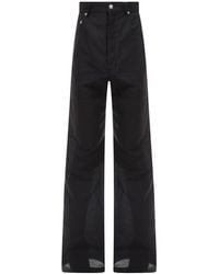 Rick Owens - High-Waisted Wide-Leg Trousers - Lyst