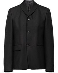 Prada - Wool Long-Sleeved Suit Jacket - Lyst