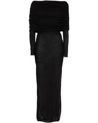 Saint Laurent - Slim-Fit Knit Dress - Lyst