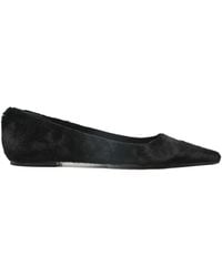 Aeyde - Cassy Calf-Hair Ballet Flats - Lyst