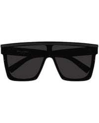 Saint Laurent - Eyewear Sl 607 Shield Frame Sunglasses - Lyst