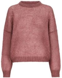 Brunello Cucinelli - Long-Sleeve Knit Top - Lyst