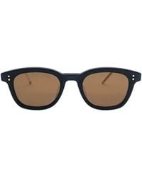 Thom Browne - Eyewear Rectangle Frame Sunglasses - Lyst
