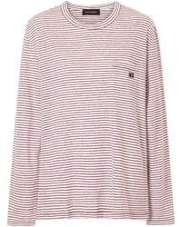 Wales Bonner - Loose Striped T-Shirt - Lyst