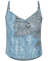 DIESEL - X Savage X Fenty Lace Detailed Top - Lyst