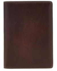 Brunello Cucinelli - Logo Embossed Passport Holder - Lyst