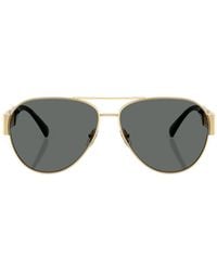 Versace - Pilot-Frame Sunglasses - Lyst