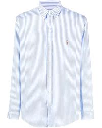 Ralph Lauren - Polo Striped Long-Sleeved Shirt - Lyst