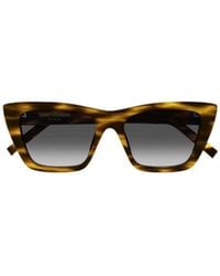 Saint Laurent - Eyewear Sl 276 Mica Rectangular Sunglasses - Lyst