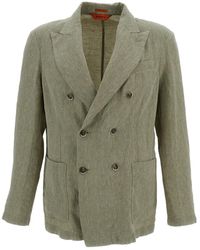 Barena - Double Breasted Long Sleeved Jacket - Lyst