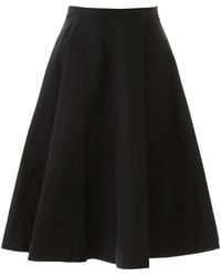 N°21 - High-Waisted Flared Skirt - Lyst