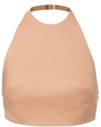Mugler - Wool-Blend Crop Top - Lyst