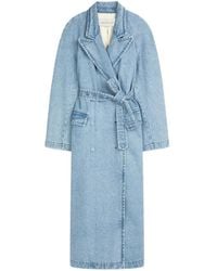 Dries Van Noten - Denim Trench Coat - Lyst