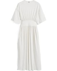 TOTEME - Totême Short-Sleeved Midi Dress - Lyst