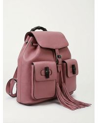 Gucci - Tassel Detailed Backpack - Lyst