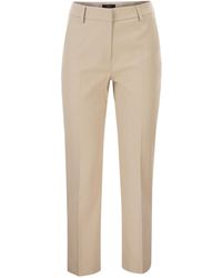 Weekend by Maxmara - Wkdvite Cropped Cigarette Trousers - Lyst