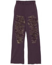 MM6 by Maison Margiela - Numbers-Motif Wide-Leg Track Pants - Lyst