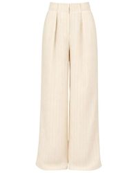 Liu Jo - Stripe-Pattern Trousers - Lyst