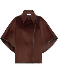 Max Mara - Shawl-Collar Cape - Lyst