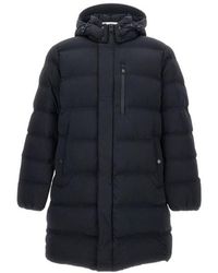 Woolrich - Long-Sleeved Hooded Coat - Lyst
