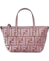 Fendi - Roll Monogram Mini Tote Bag - Lyst