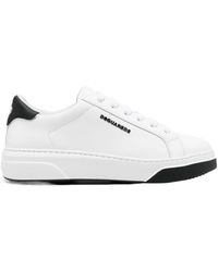 DSquared² - Bumper Leather Sneakers - Lyst