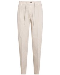 Eleventy - Drawstring Tapered Pants - Lyst