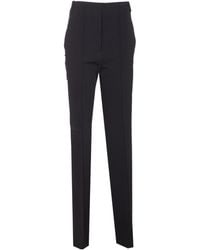 Sportmax - Texas Straight Hem Trousers - Lyst