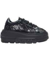 Casadei - Nexus Chantilly Platform Lace Sneakers - Lyst