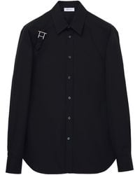 McQueen - T-Bar Harness Buttoned Shirt - Lyst