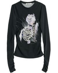 Our Legacy - Slim Zip Long Sleeve Jumper - Lyst