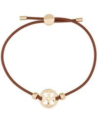 Tory Burch - Miller Logo Plaque Slider Bracelet - Lyst
