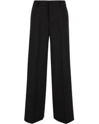 Pt Pantaloni - Pt Torino Lorenza High Waist Half Elastic Belt Pants - Lyst