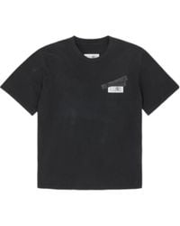 MM6 by Maison Margiela - Numeric Signature Crewneck T-Shirt - Lyst