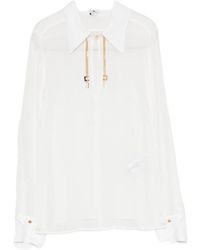 Elisabetta Franchi - Chain Detail Shirt - Lyst