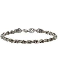 Emanuele Bicocchi - Rope Chain Bracelet - Lyst