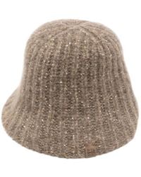 Brunello Cucinelli - Sequin-Embellished Ribbed-Knit Bucket Hat - Lyst