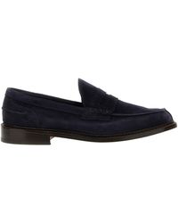Tricker's - Round Toe Loafers - Lyst
